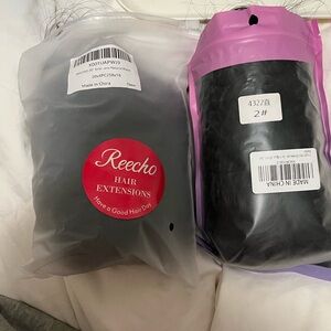 Black hair extensions